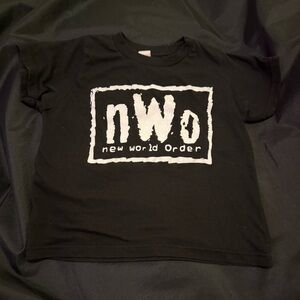 Black NWO Kids Short Sleeve Tee